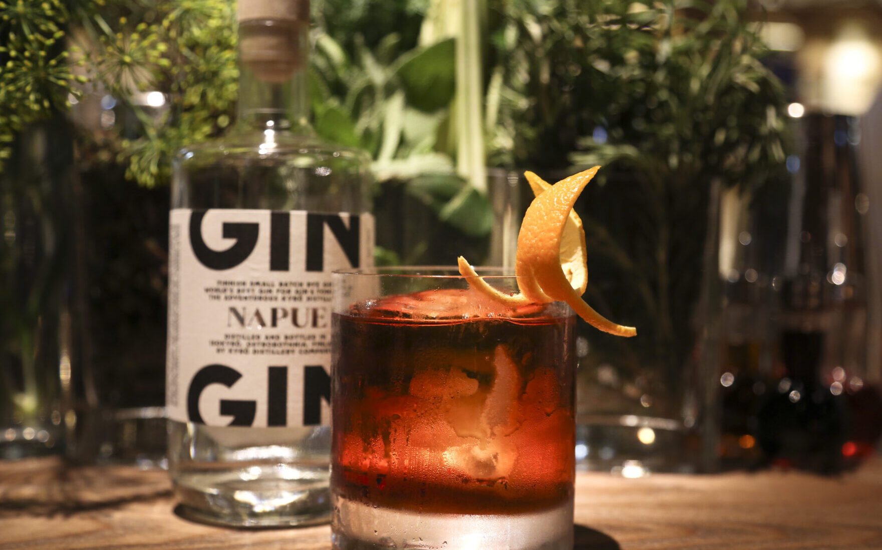 Cocktail aperitief Negroni gin