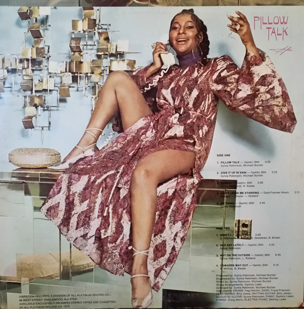Sexy albumhoes Sylvia – Pillow Talk (1973)