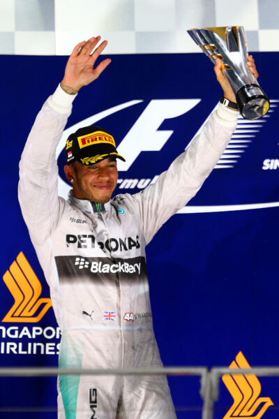 Lewis hamilton beker trofee formule 1