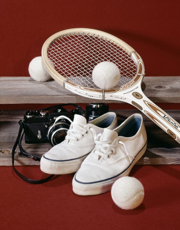 sport tennis racket sneaker bal