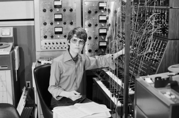 Walter Carlos Sits at Synthesizer