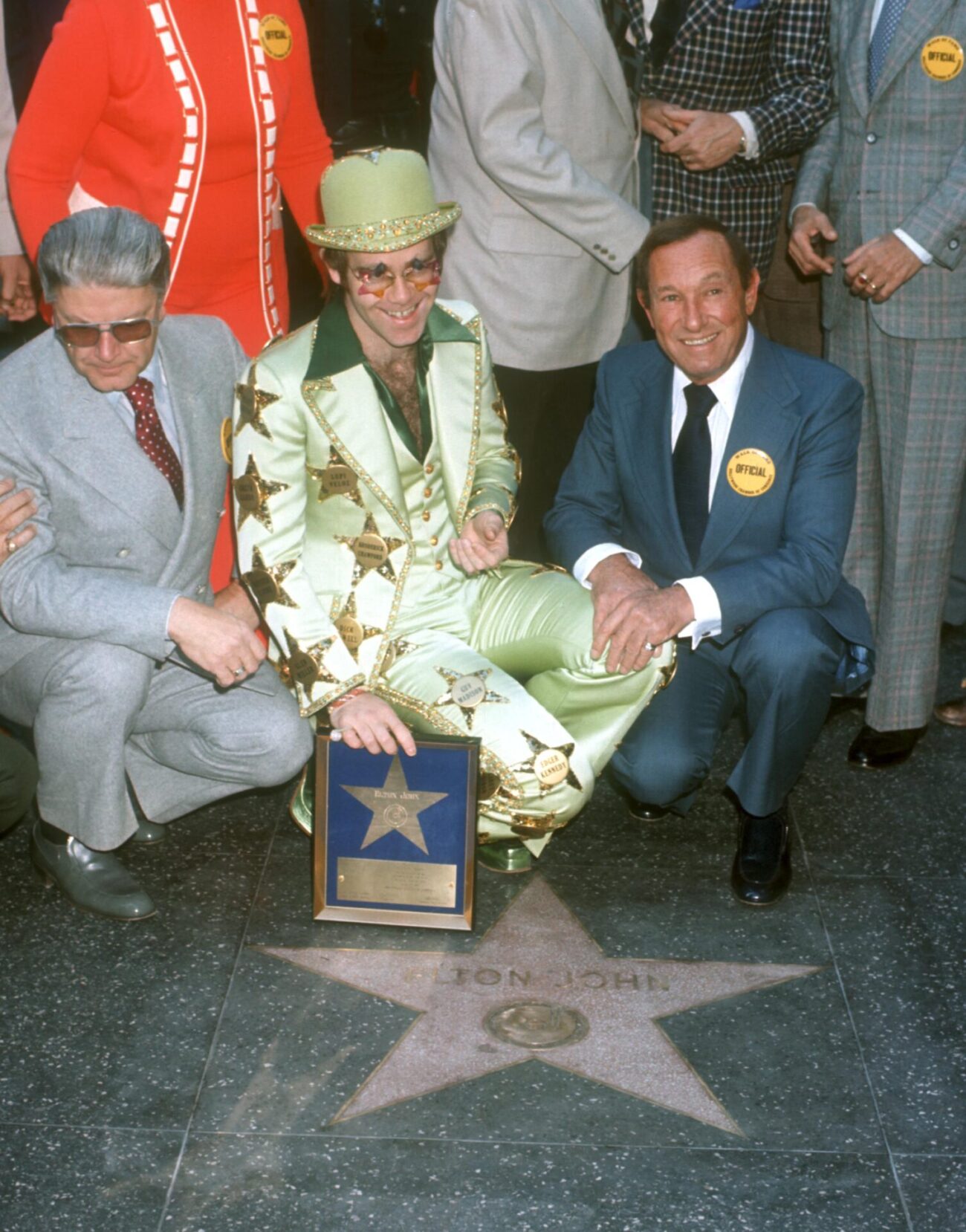 elton john hollywood walk of fame 1975