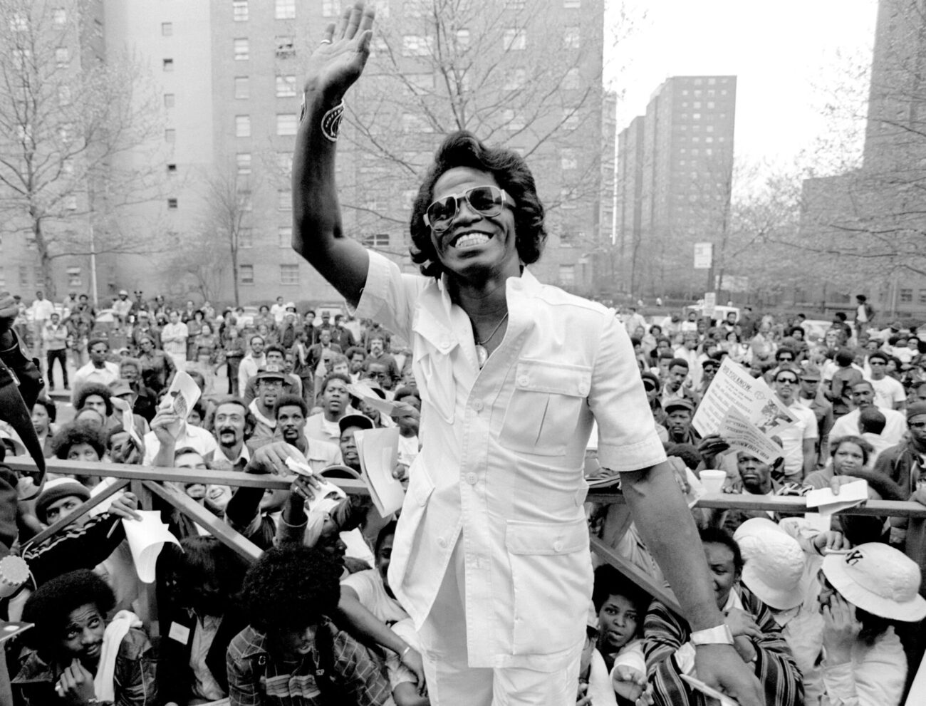 James Brown Visits Harlem