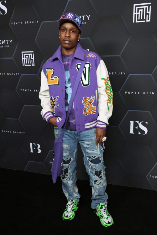 A$AP Rocky bij een evenement van Rihanna in Los Angeles, februari 2022.