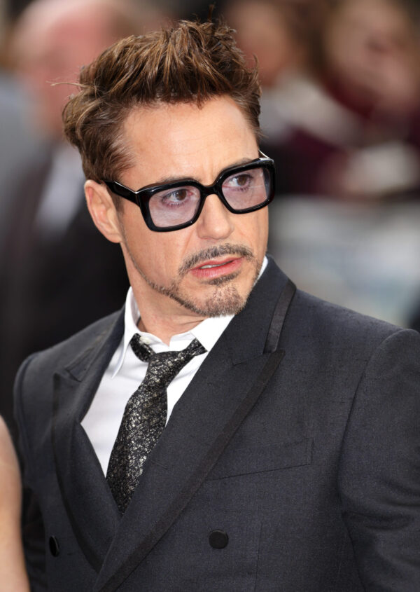 Robert Downey Jr bij de première van Iron Man 3 in Londen, 2013.