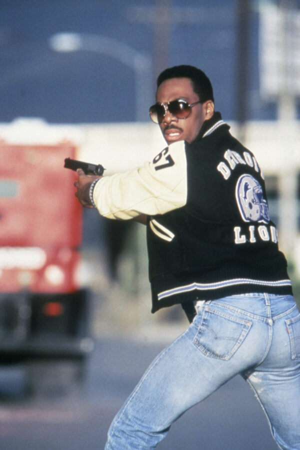 Eddie Murphy in Beverly Hills Cop (1984).