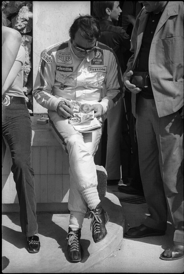 Clay Regazzoni in 1972 bij de Grand Prix van Monaco.