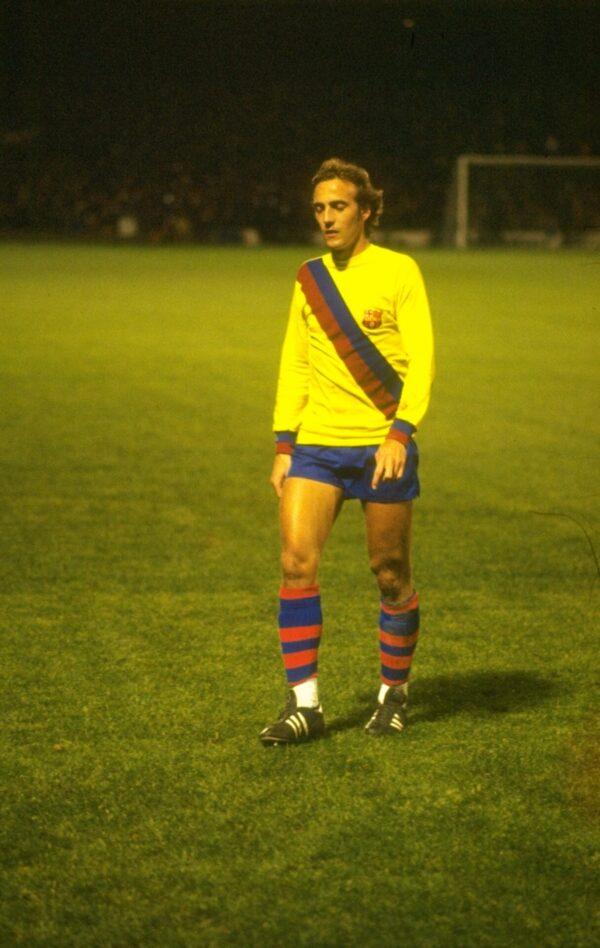 Johan Neeskens of Barcelona