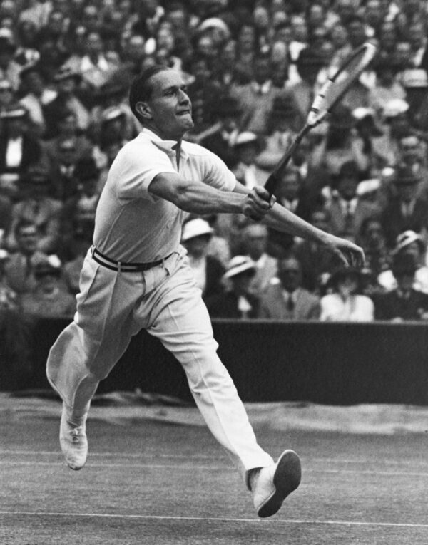 Gottfried von Cramm at Wimbledon in 1937