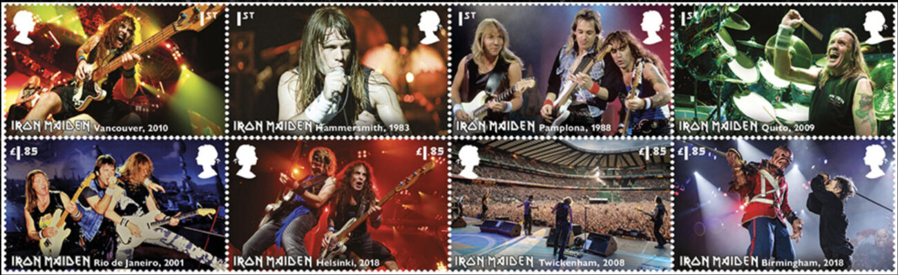 Iron Maiden postzegels