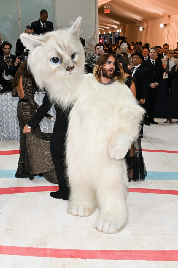 Jared Leto at the 2023 Met Gala: Karl Lagerfeld: A Line of Beauty held at the Metropolitan Museum of Art on May 1, 2023 in New York, New York. (Photo by Michael Buckner/Variety via Getty Images)