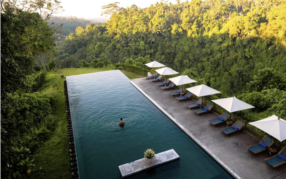 Infinity pool van Hotel Alila Ubud