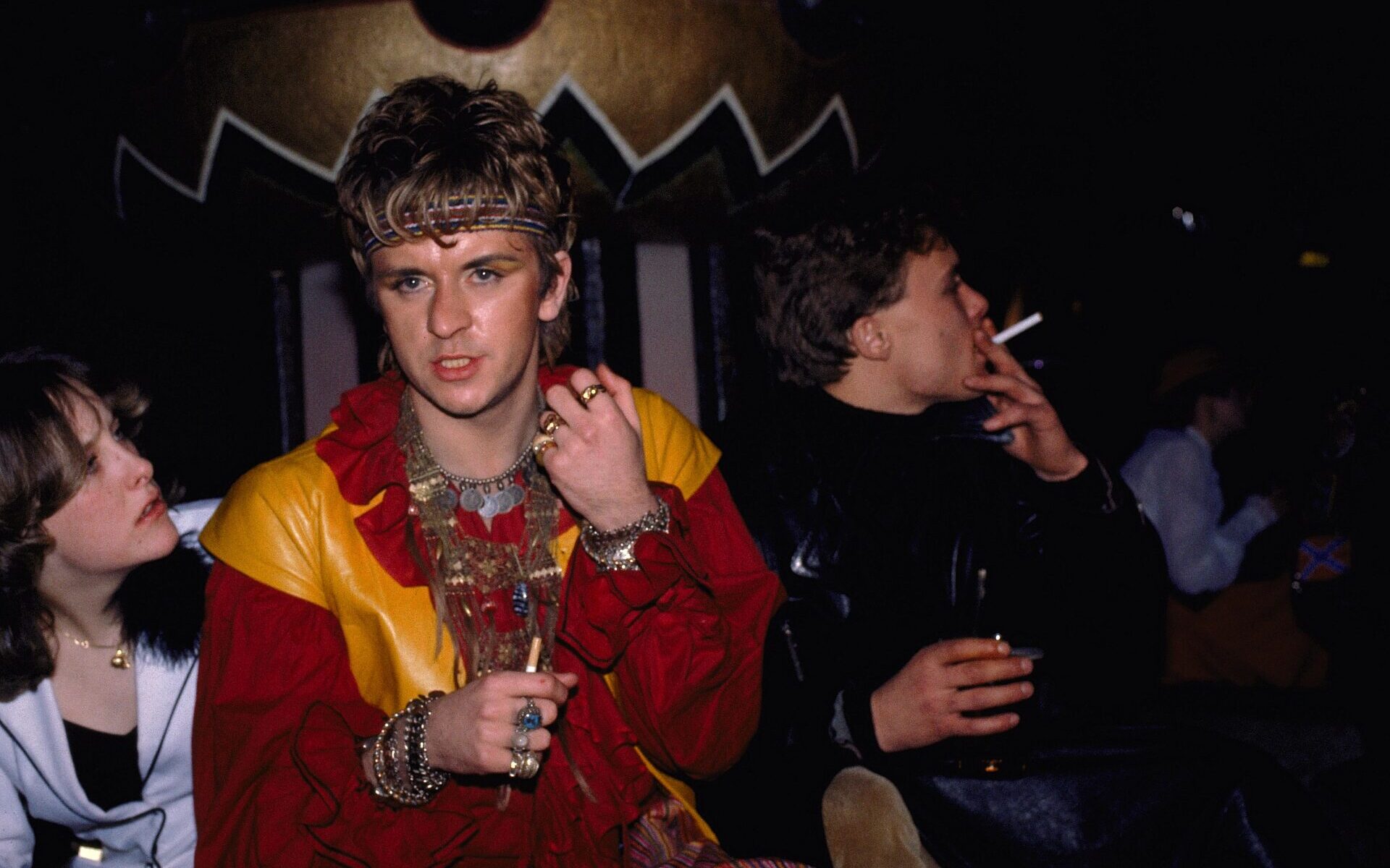 Steve Strange and friends, New Romantics, Blitz Kids, London, UK, 1980. (Photo by Cinzia D'Ambrosi/PYMCA/Avalon/Getty Images)