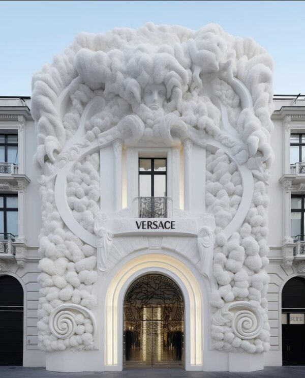 versace winkel pop up store